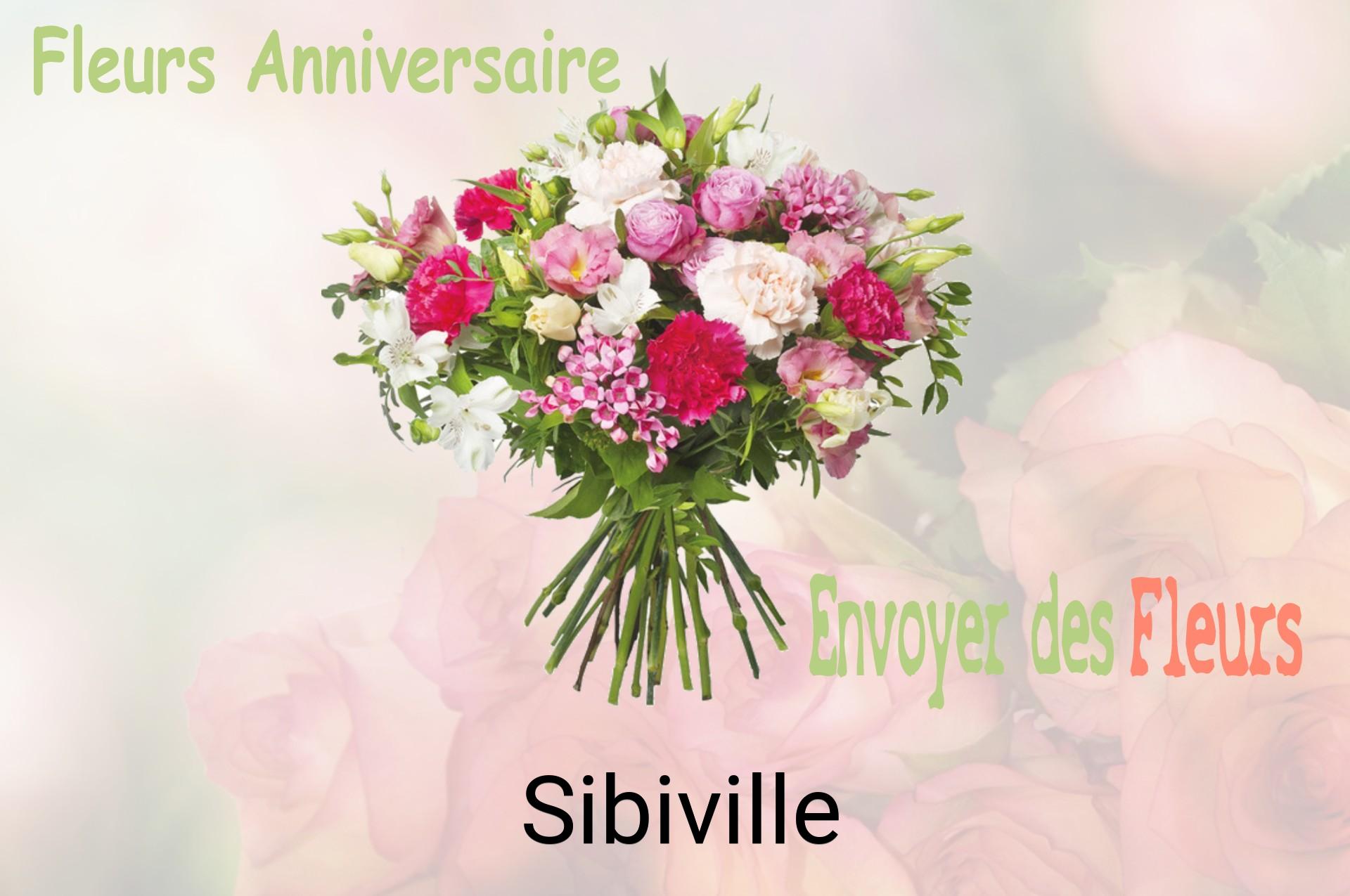 Bouquet de fleurs d’anniversaire livré à Sibiville